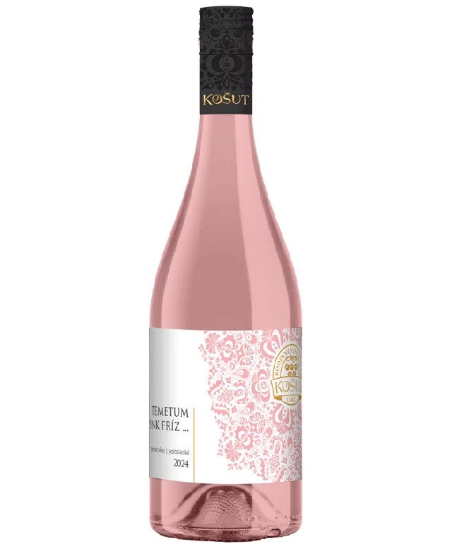Košut TEMETUM PINK FRÍZ perlivé č.š.39/24 polosladké Košut TEMETUM PINK FRÍZ perlivé č.š.39/24 polosladké